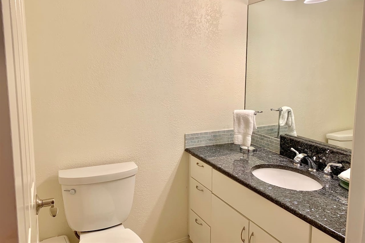 Half Bath in Hallway