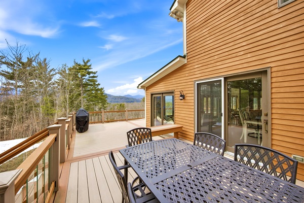 Left side of house and deck