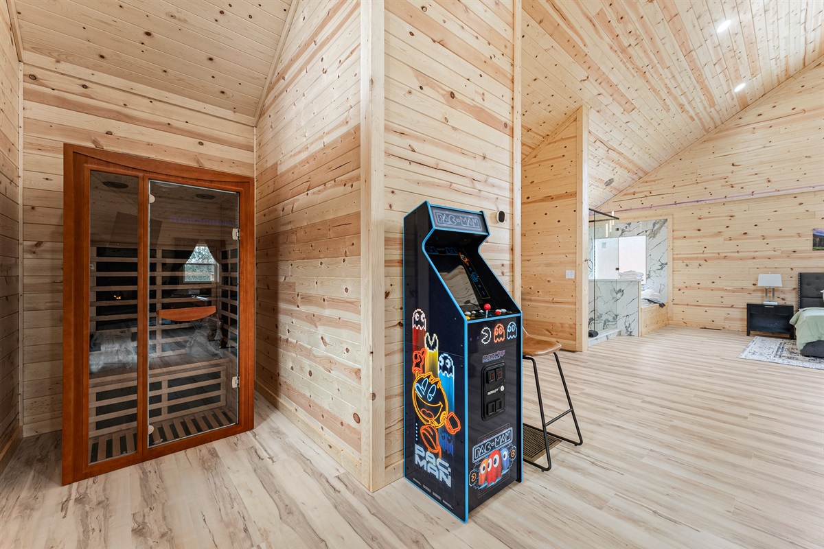 Play some games while you relax.