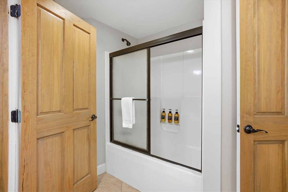 Refresh after a long day in the Smokies with a shower or soak, with fresh towels, toiletries, and a hair dryer ready for you.