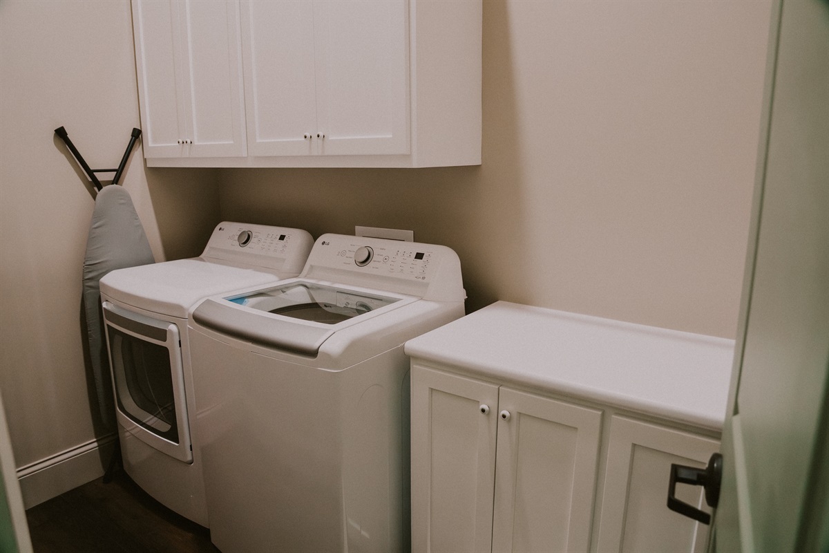Laundry room- great for longer stays