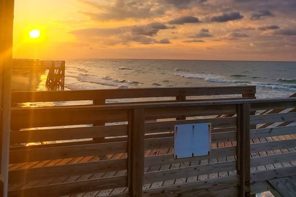 Sunrise from the balcony