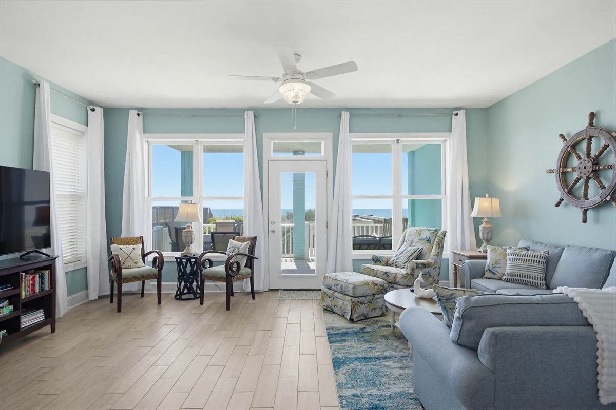 Oceanfront Living Room