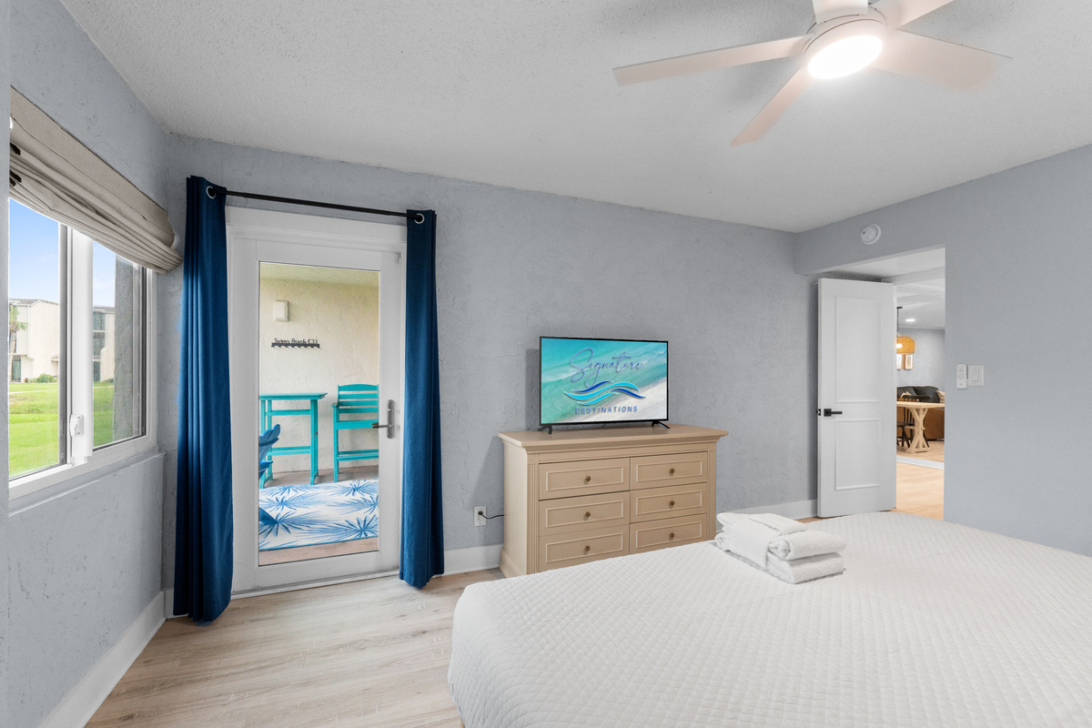 Master Bedroom with King Sized Bed