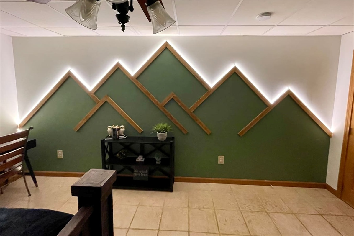 Lighted Mountain Wall