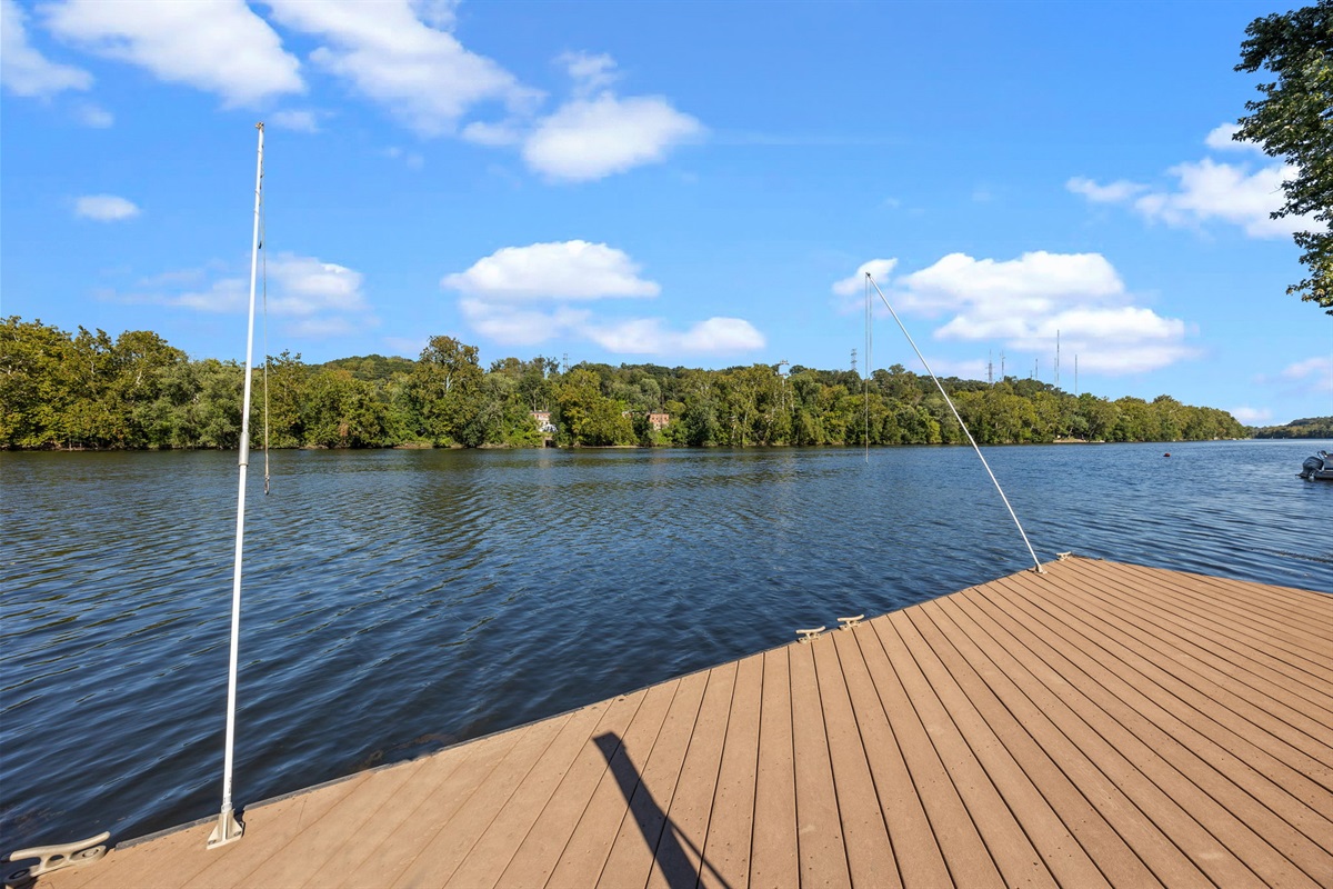 Unwind on your own private dock, beautifully lit for serene nights by the water