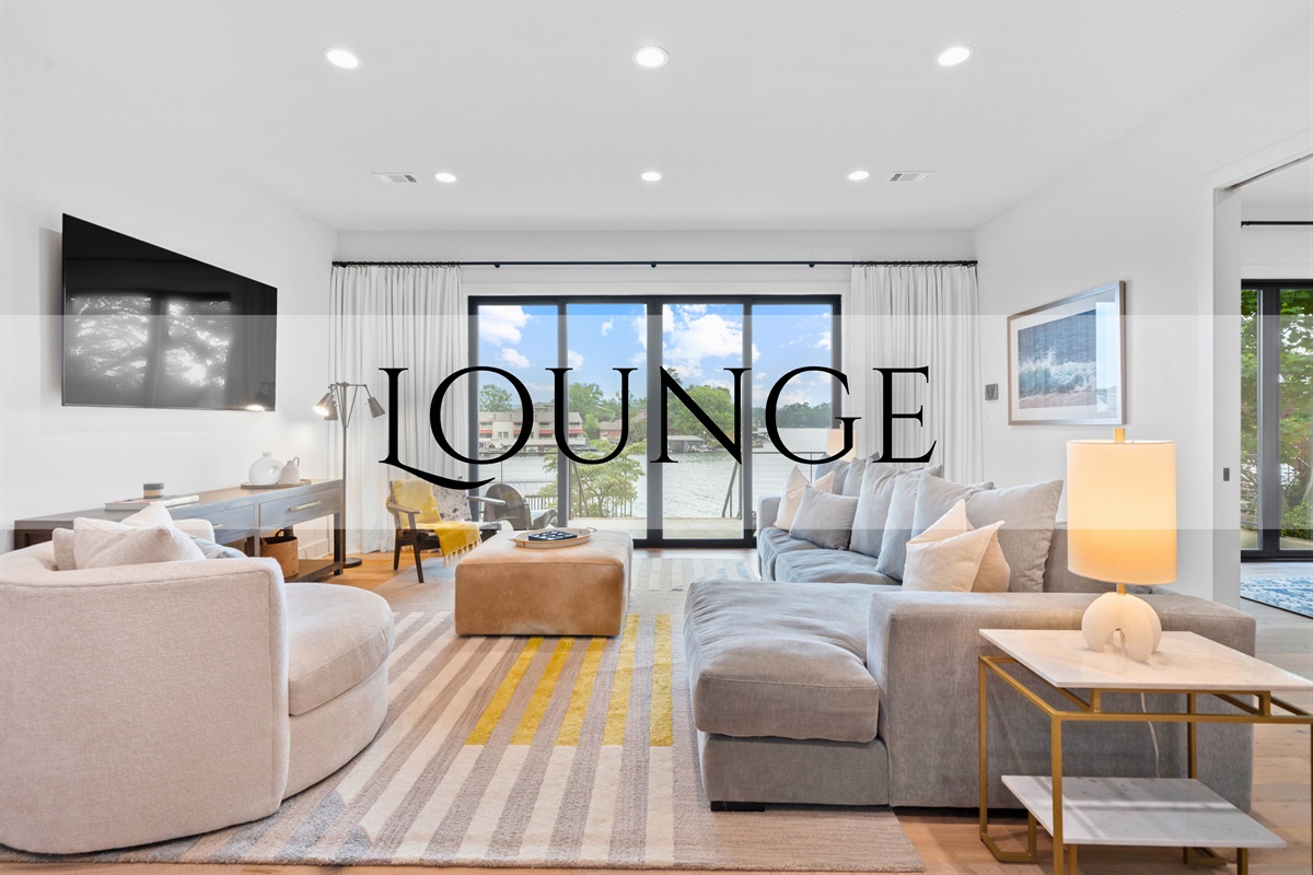 This bright and airy lounge area offers cozy seating and beautiful views, making it an ideal spot for unwinding.