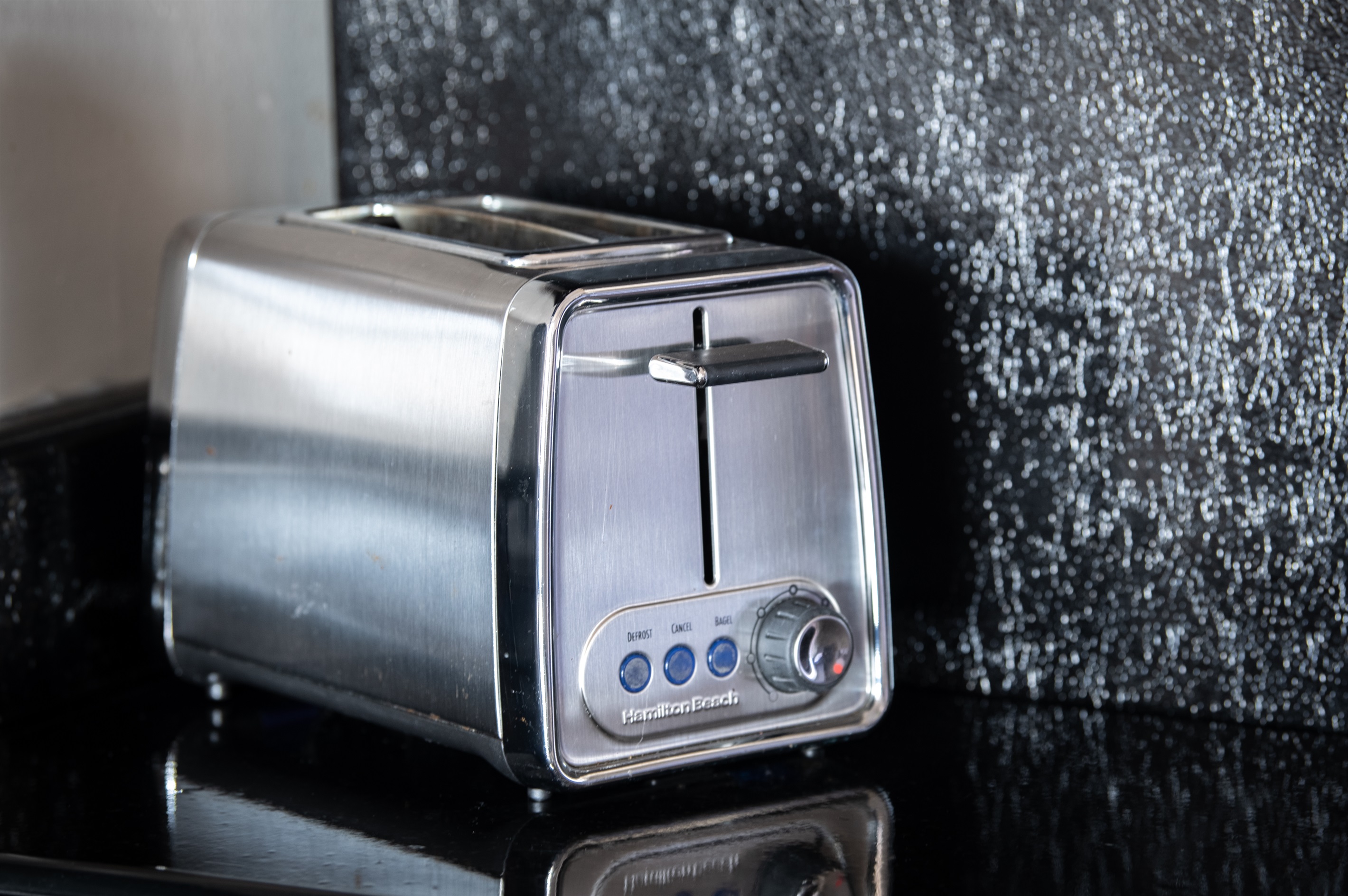 Toasters are available for your breakfast (or anytime) needs!