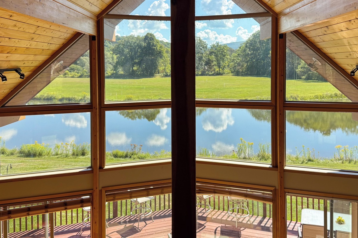 Beautiful View of the Pond!