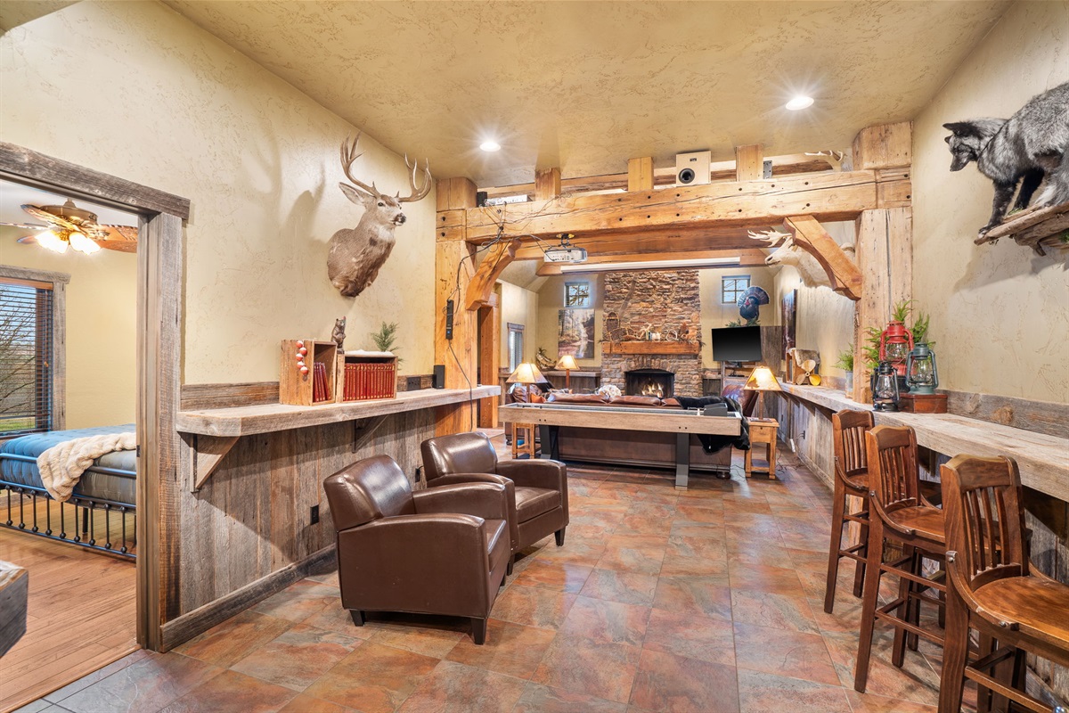 2nd lower level living room