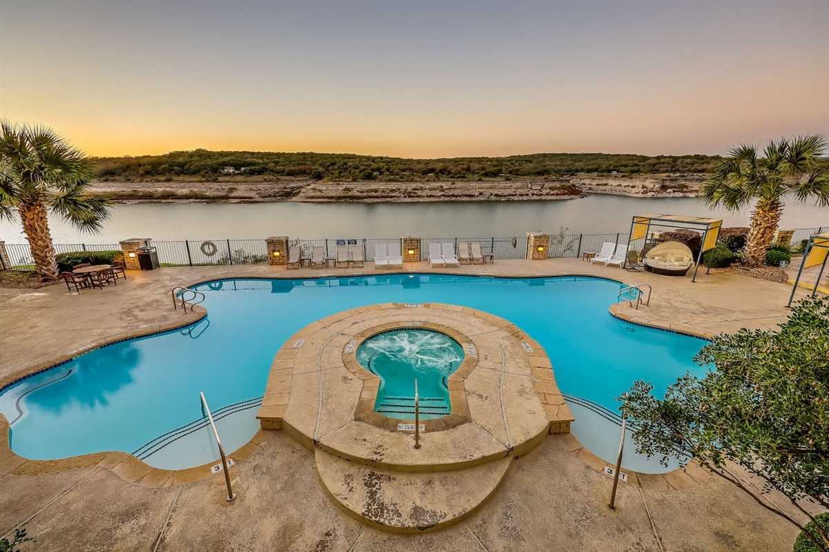 South Pool with Hot Tub