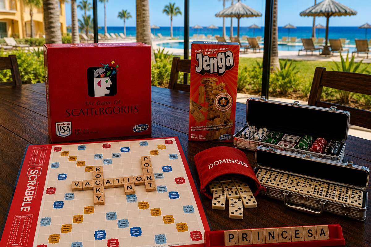 Enjoy family fun playing the games in the clubhouse.