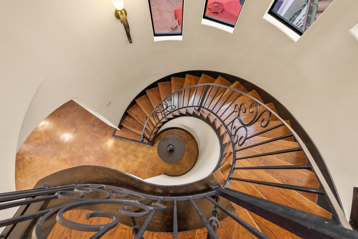 "Artisan Details in Every Step" Admire the stunning Talavera tiles on our staircase—each step brings a pop of color and character to the home.