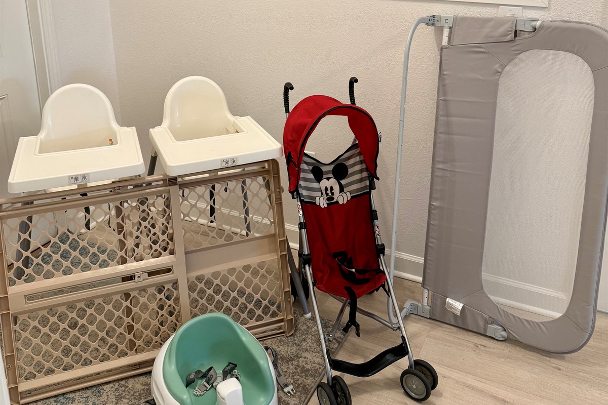 From pack n plays to high chairs, we are ready for your little ones.