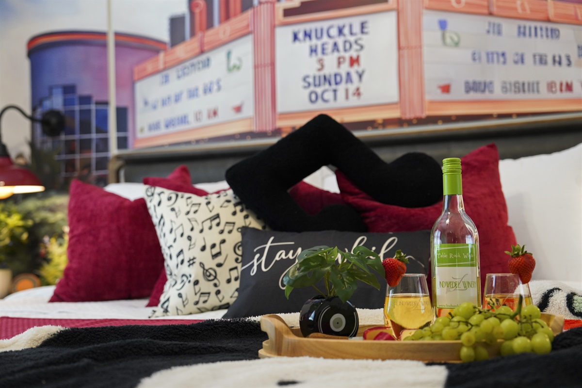 Enjoy some local wine before heading off to a show on the strip