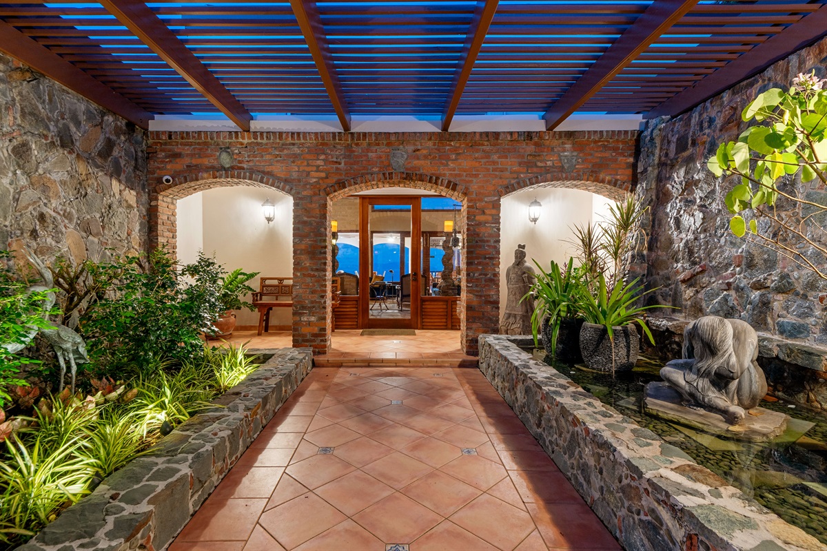 The owner is a professional landscape architect and you can tell from the lighting to the gorgeous landscaping.