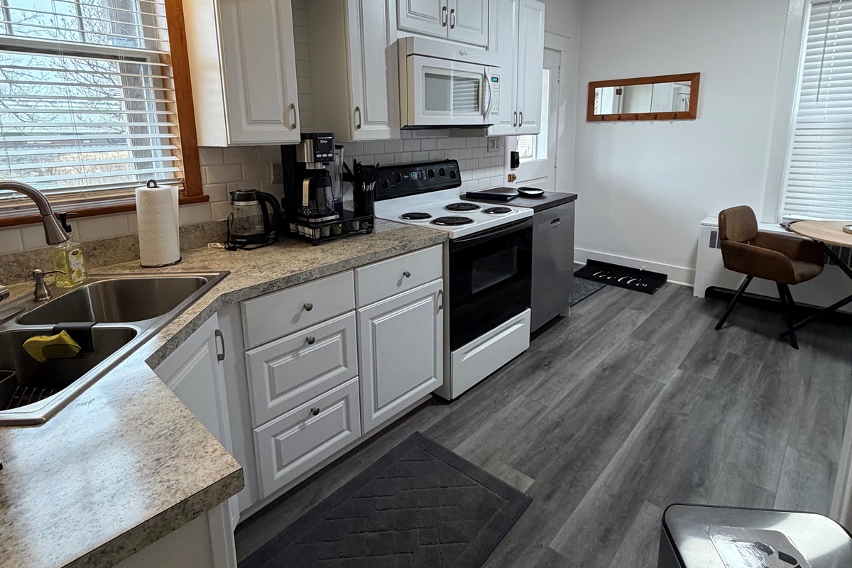 Everything in its place and ready to go to cook a meal