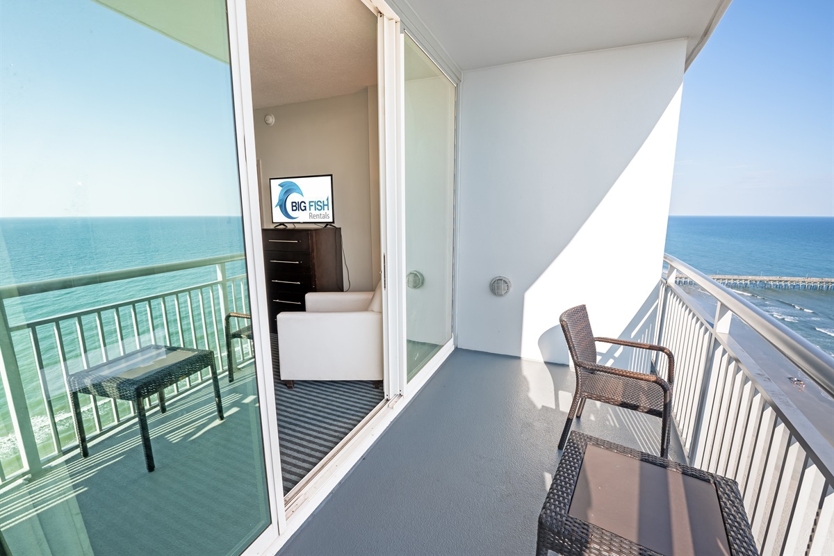 Breathtaking Views from Balcony!