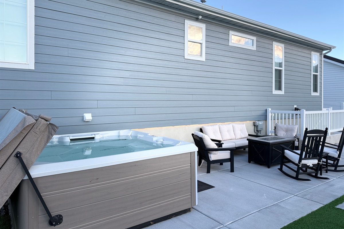 Hot Tub and Patio Furniture
