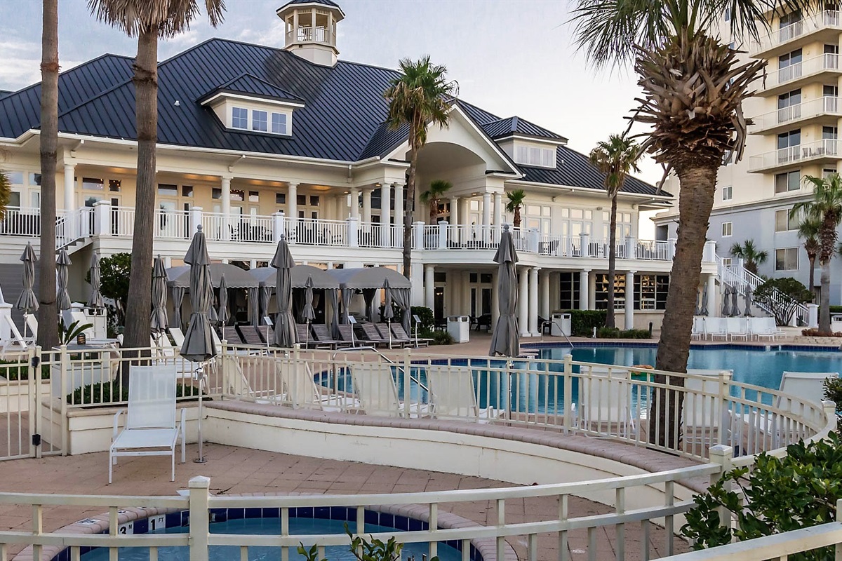 Bask in the sun and make a splash. The Beach Clubhouse outdoor pool is a private oasis available only to guests with an amenity wristband, providing a premier spot for an afternoon of fun and leisure.