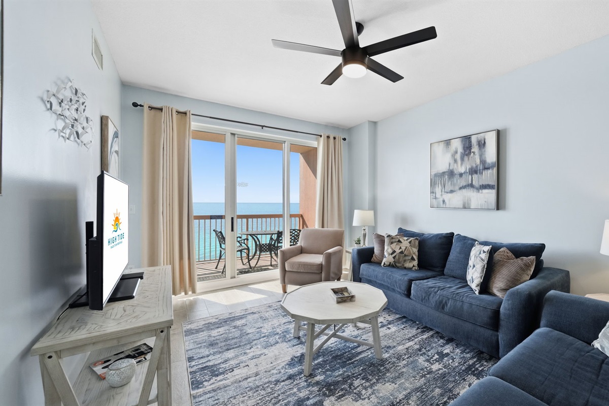 Gulf-front Living Room