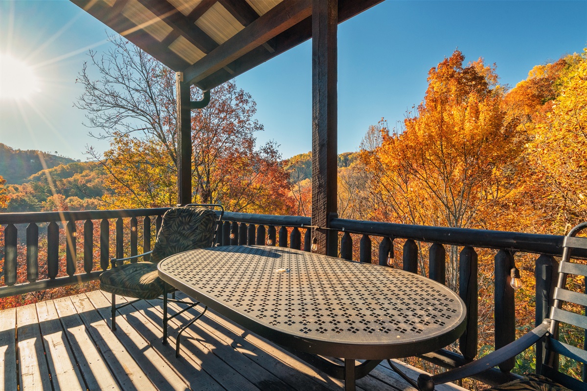 Sip your coffee with a view.