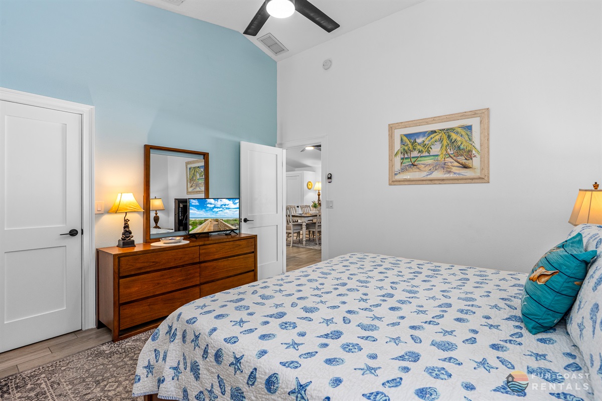 Master Bedroom with King Bed and Ensuite Bathroom