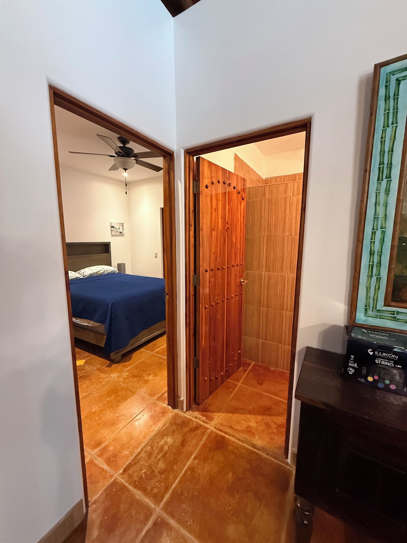 Entrance bedroom 2 off of living room
 