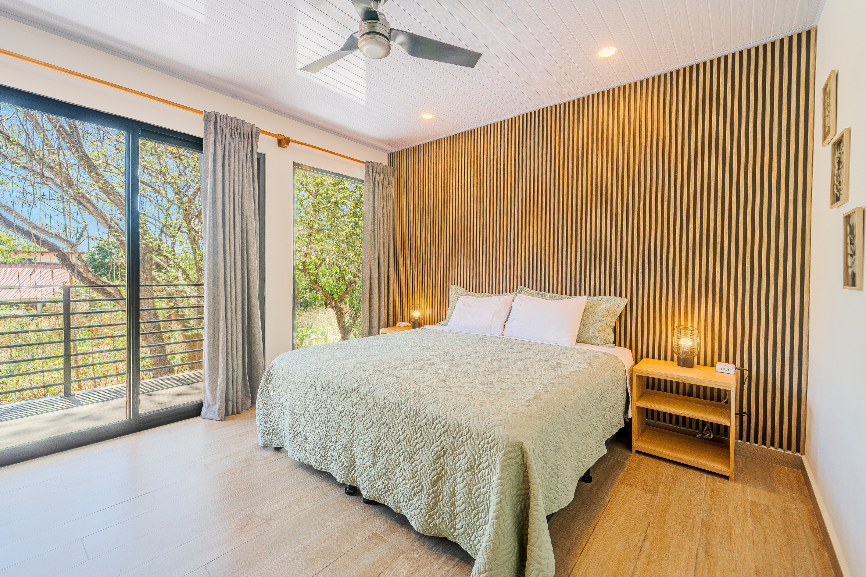 Wake up to tropical breezes in a king bed after an amazing night's rest on the comfiest mattresses