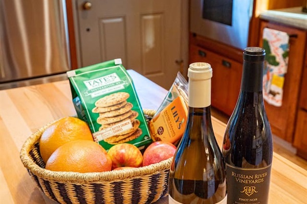 Cheers to your stay! Pop open a bottle and let the good times flow!