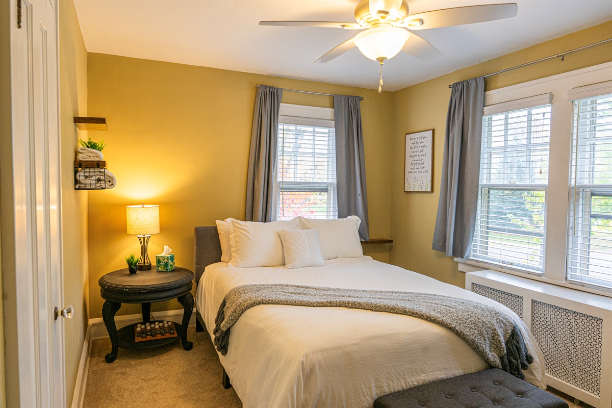 Bedroom #3:  Enjoy a spacious room with a Beautyrest pillow-top Queen mattress.