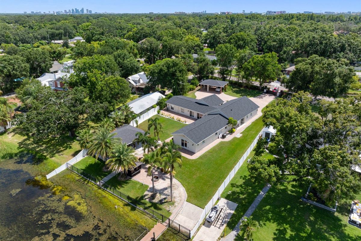 Aerial View of the Neighborhood