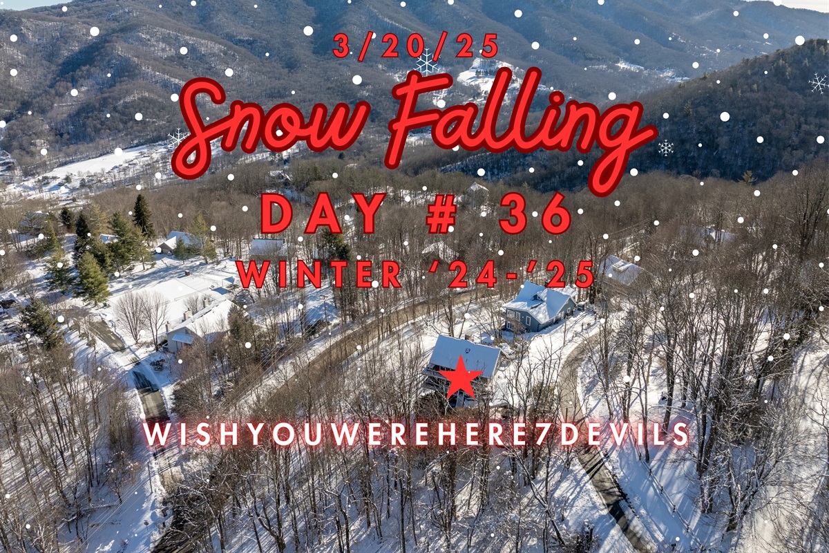 Real Drone Pic! 7D is known for its' views & its' weather - we had 36 Days of Snow FALLING for the 24-25 winter season! And LOOK @ the clear roads-plowed daily in wintry weather! Thanks 7D