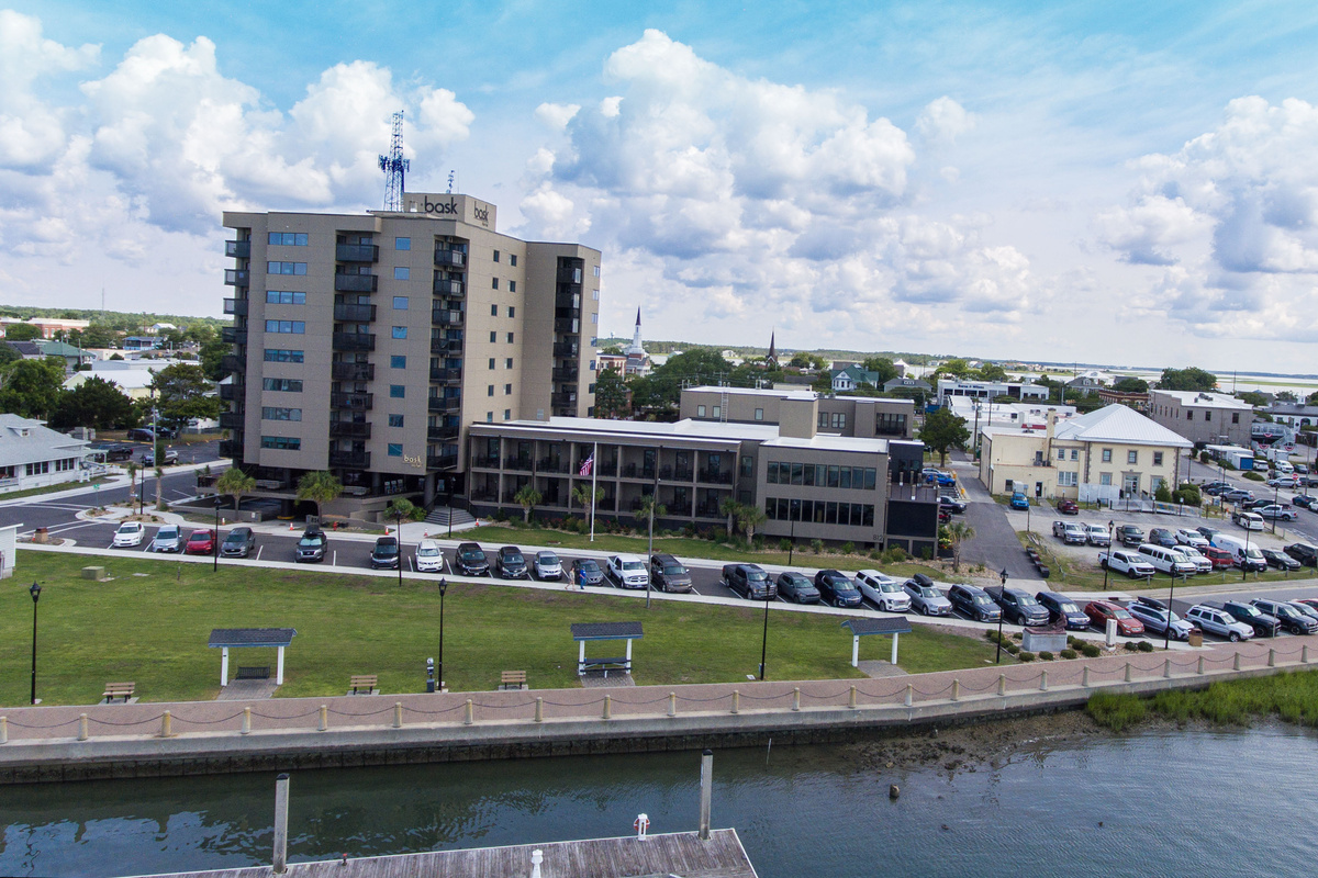 View of Bask Hotel, Mar restaurant, and Condos 