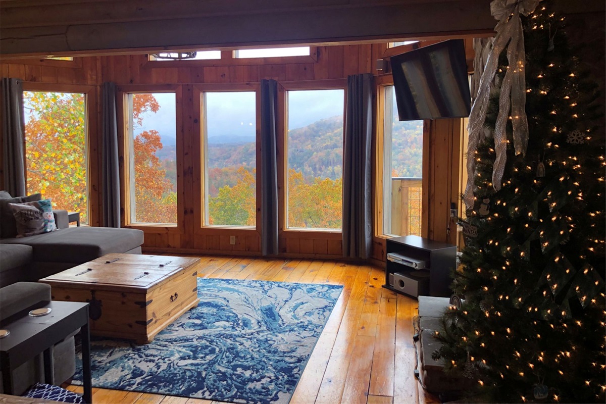 CHRISTMAS FAMILY ROOM VIEW