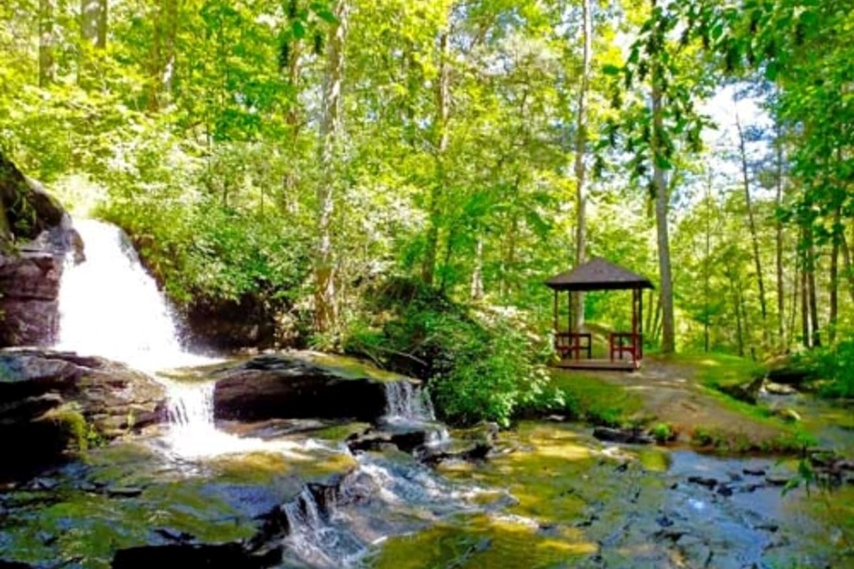 Private Riverwalk area, walking distance from cabin, parking also available. Directly across from our beach. Dogs welcome at the river ( not allowed on the white sand part of the beach).