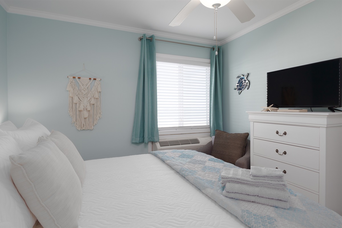 Cozy bedroom with all the essentials