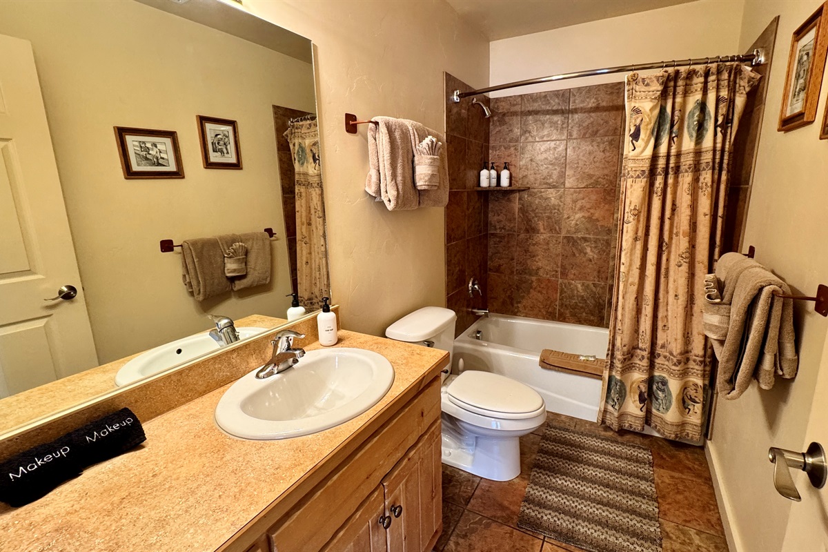 Guest Bathroom with Combination Shower/Tub