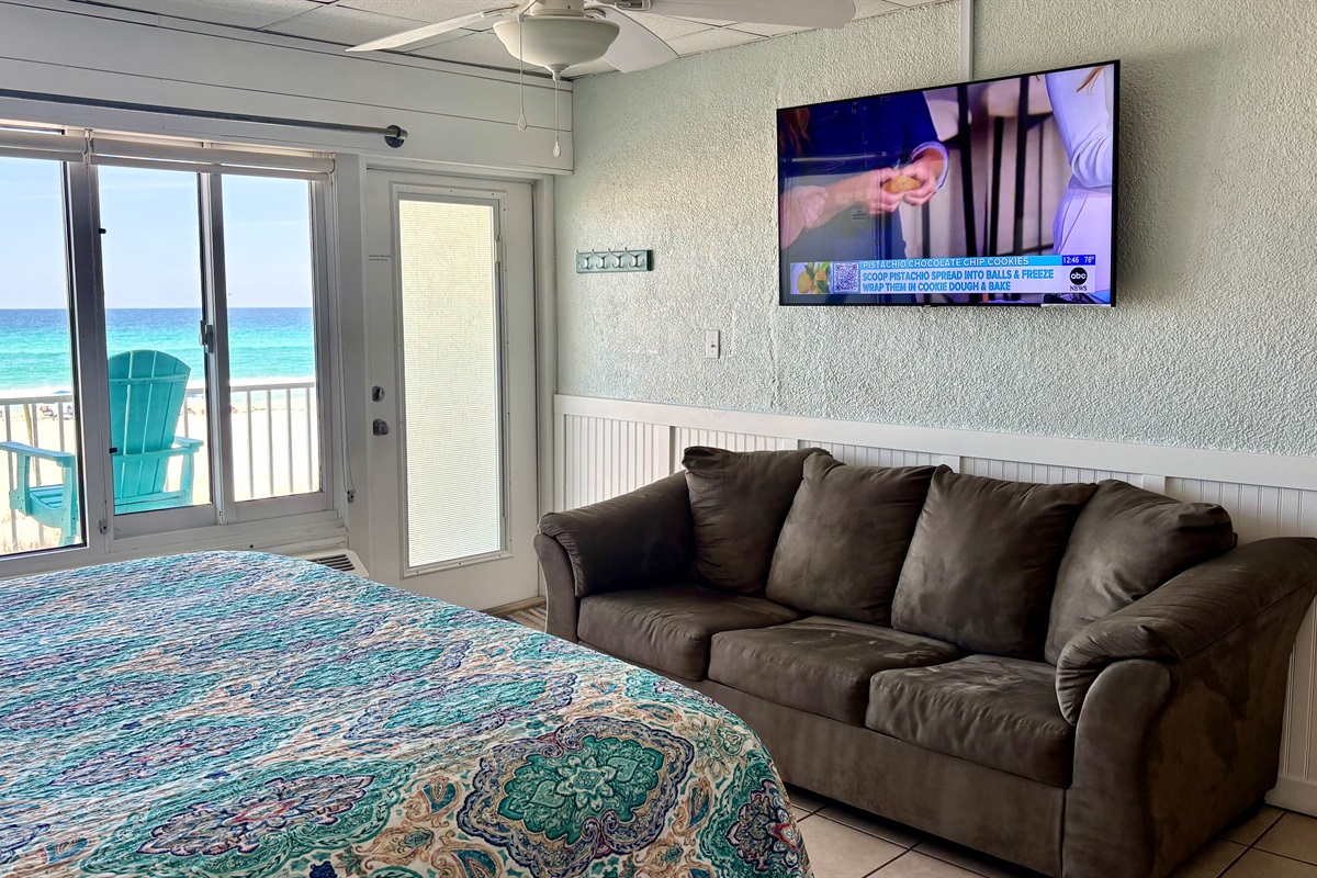 Large screen tv if you are ever in your condo.
