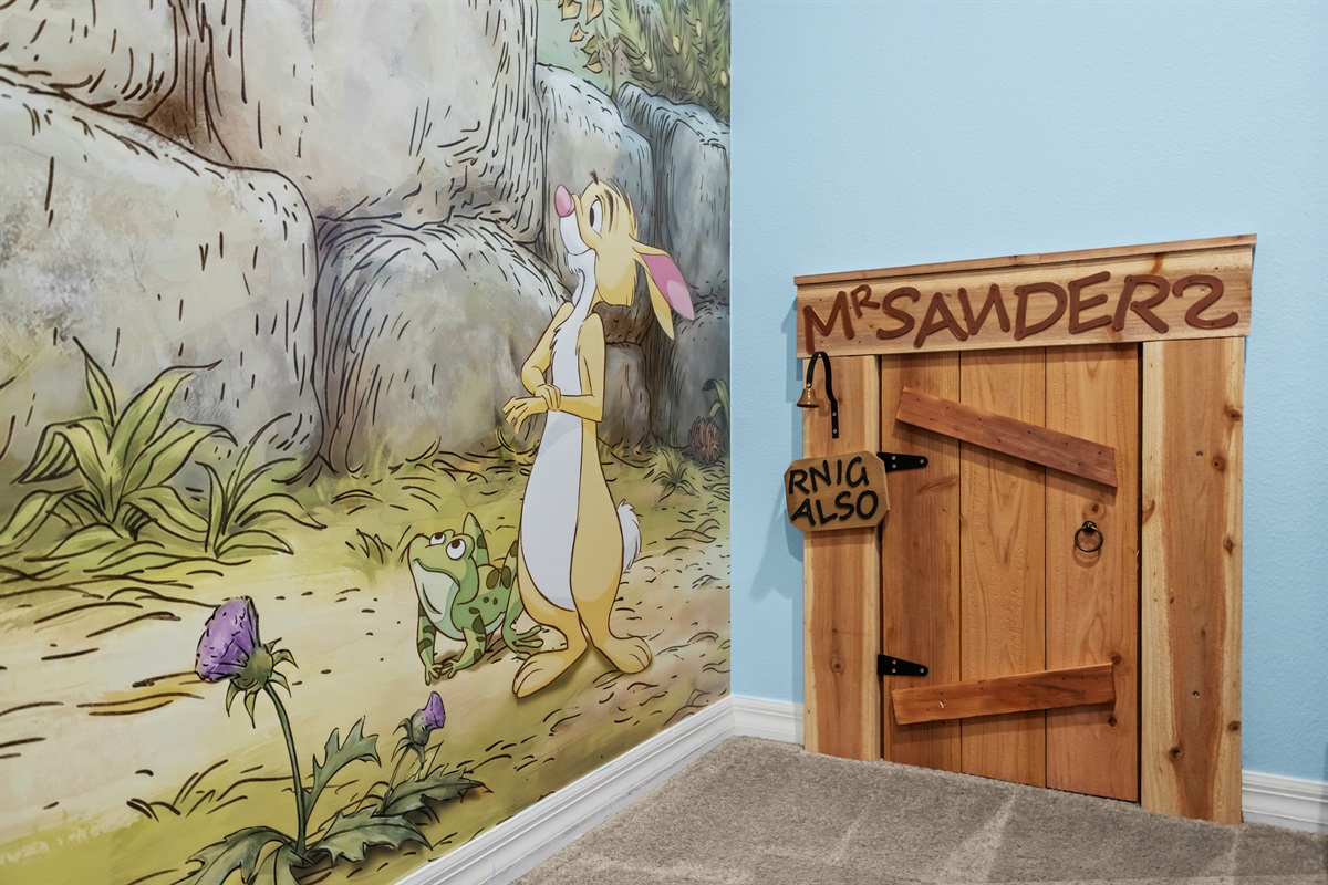Winnie the Pooh kids bedroom with your kids favorite characters.