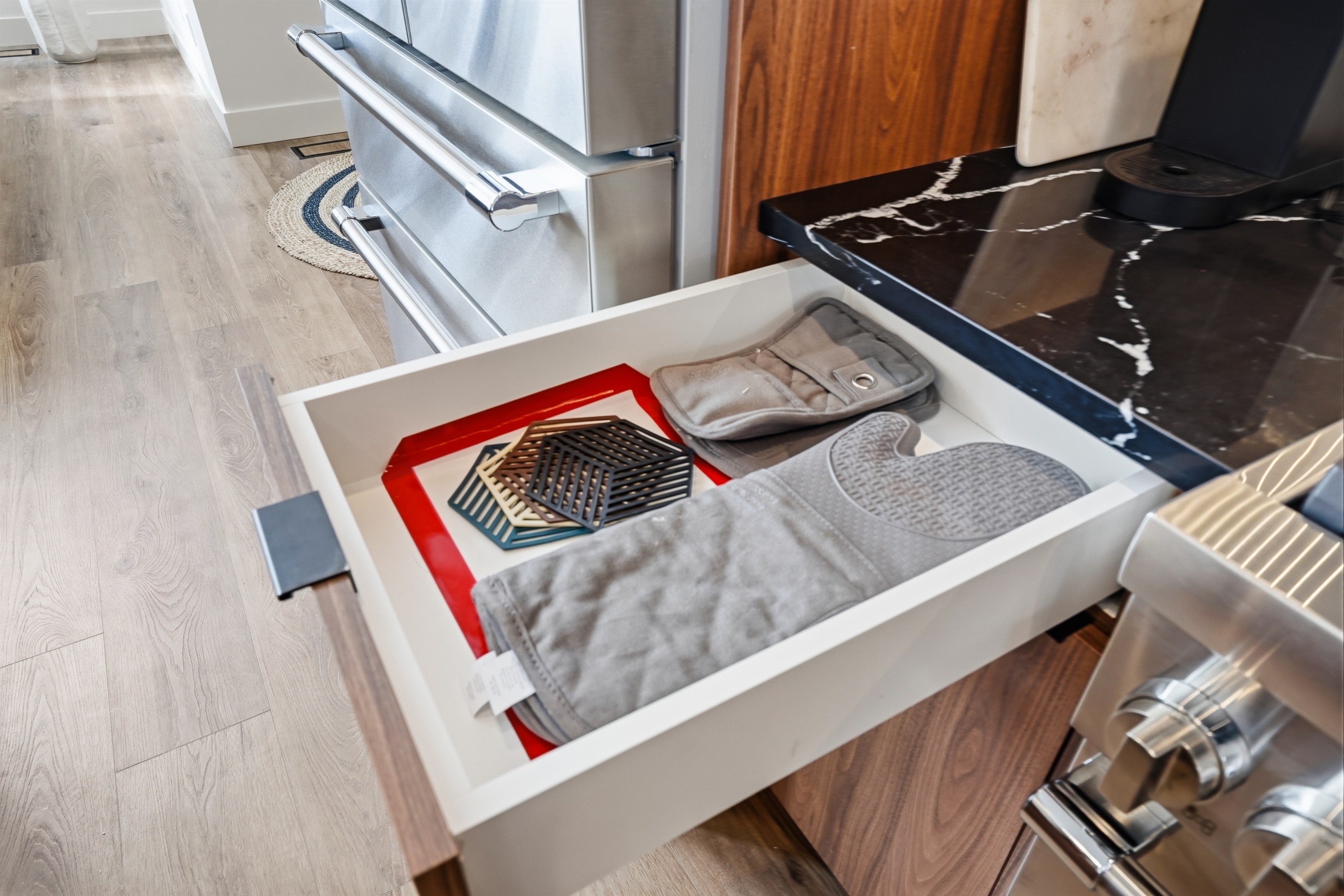 Find Every Essential Utensils in Our Fully Stocked Drawers