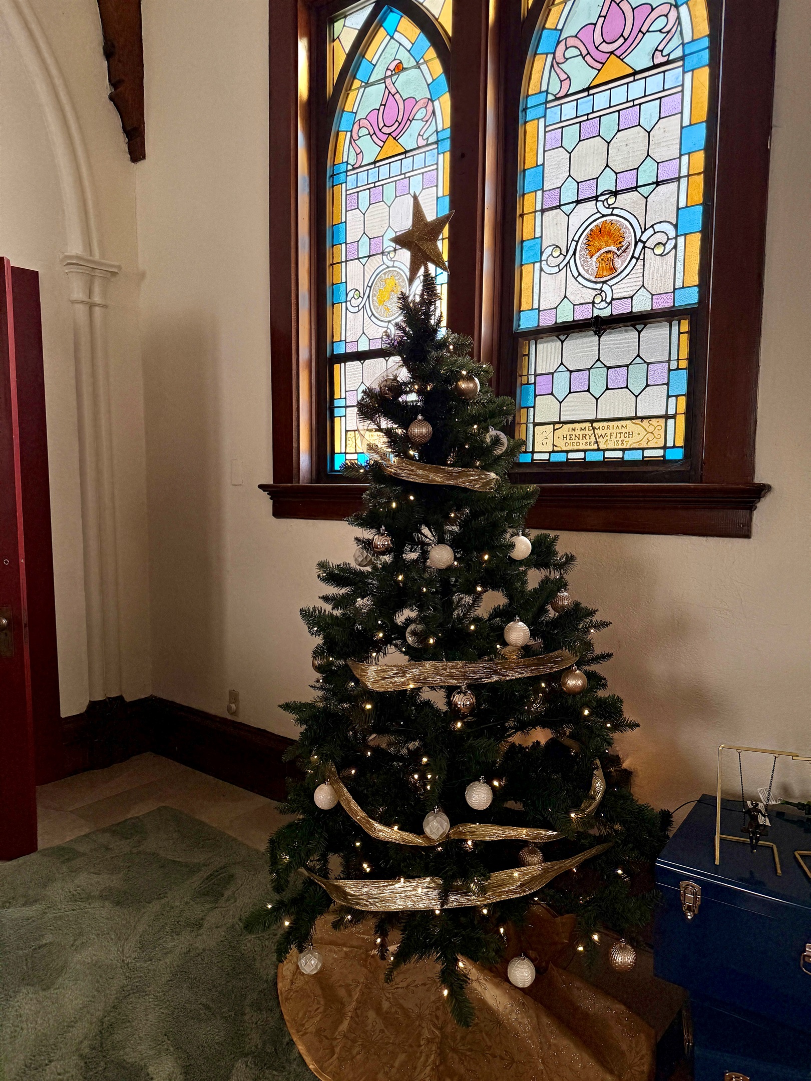 Decorated for Christmas