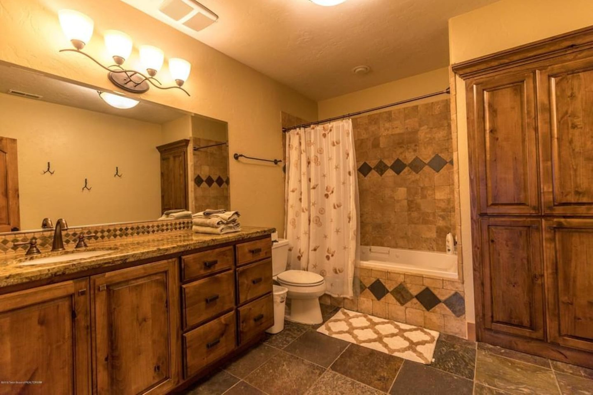 Basement bathroom