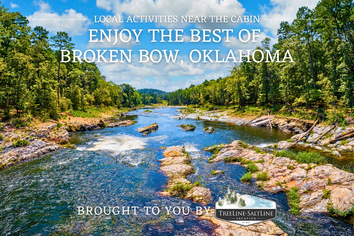 Explore the best of Broken Bow, where scenic rivers, lush forests, and small-town charm create the perfect day out from the cabin.