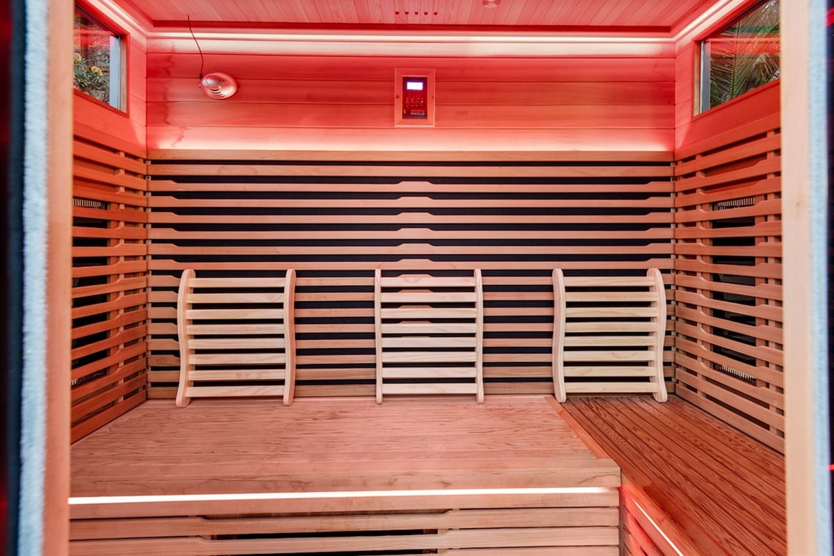 Spas and Sauna Deck
