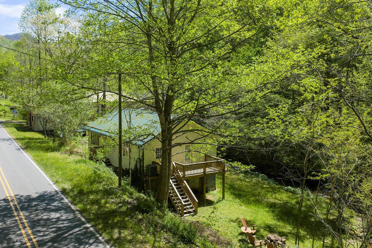 Easy to find, yet feels like a private escape surrounded by nature.