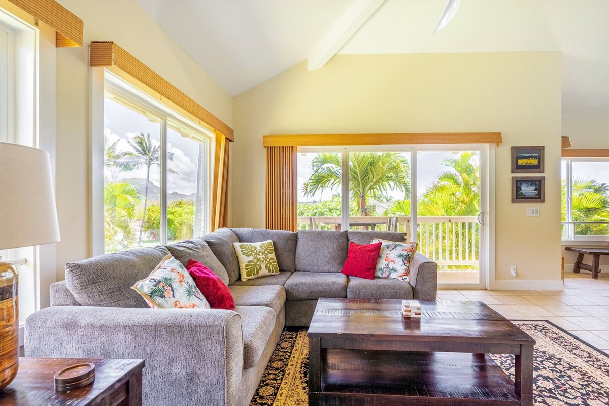 spacious and bright living room