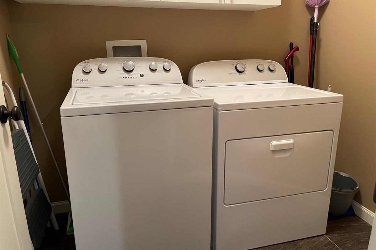 Washer & dryer for your use