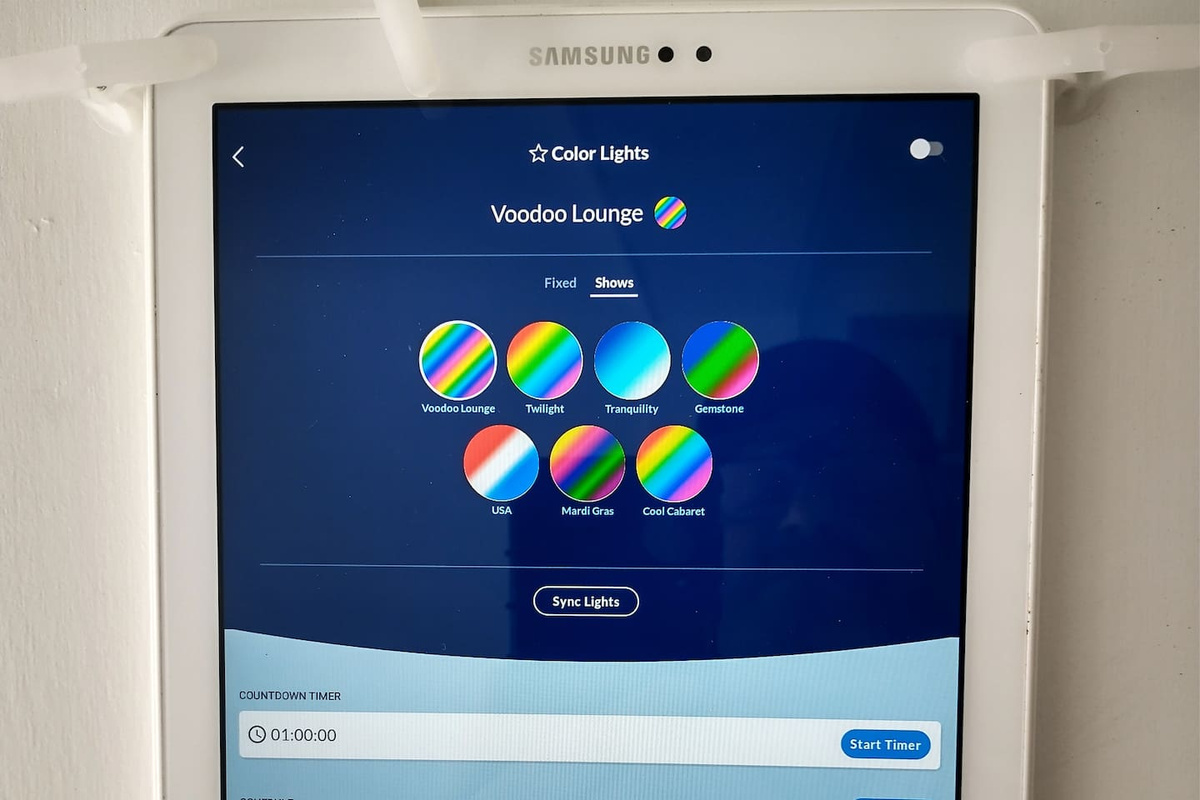 Convenient Pool Controls via Smart Tablet  