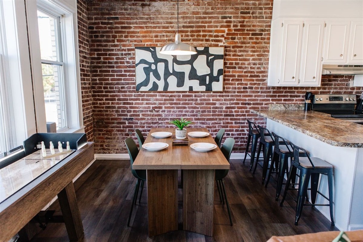 Table and Bar seating